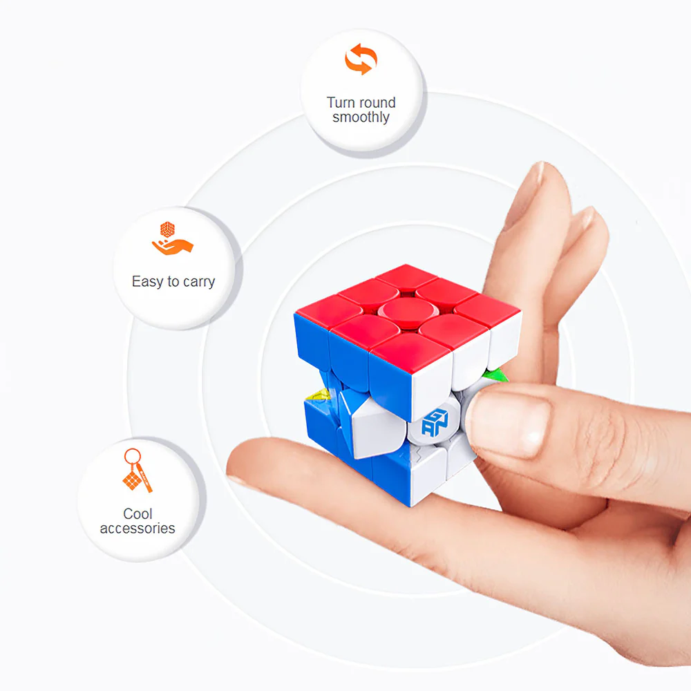 Rubik’s Cube 3x3 GAN 330 Keychain - Image 3