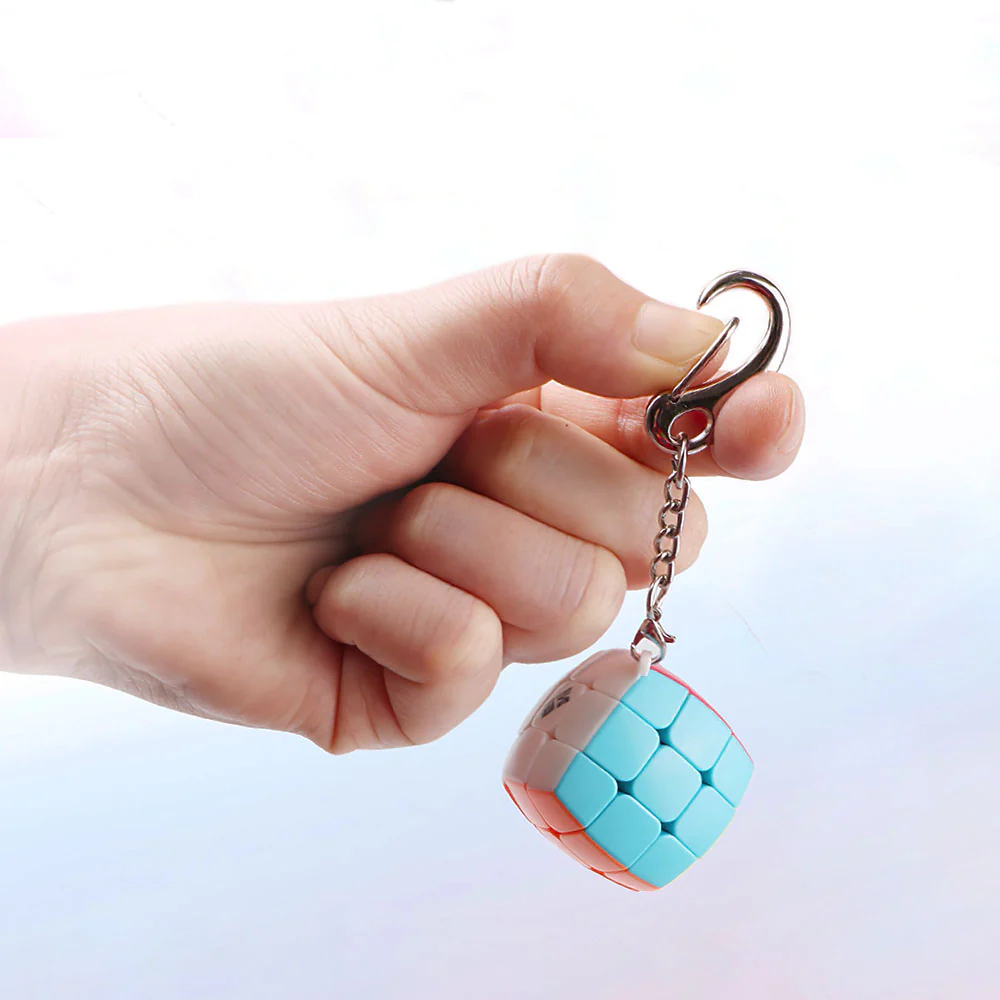 Rubik’s Cube 3x3 QiYi Mini Pillowed 3x3 Keychain Cube - Image 5