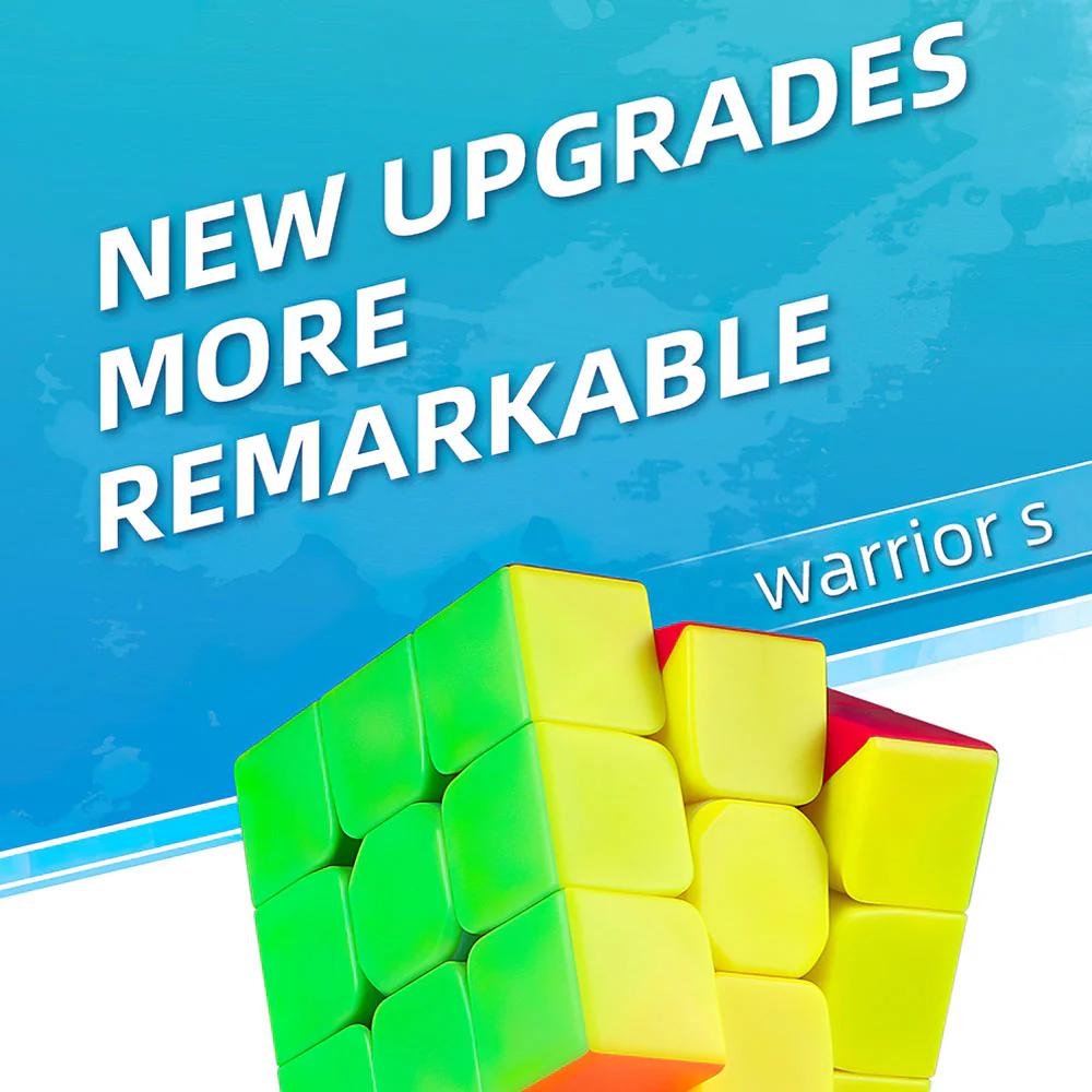 Rubik’s Cube 3x3 QiYi Warrior S Stickerless - Image 4